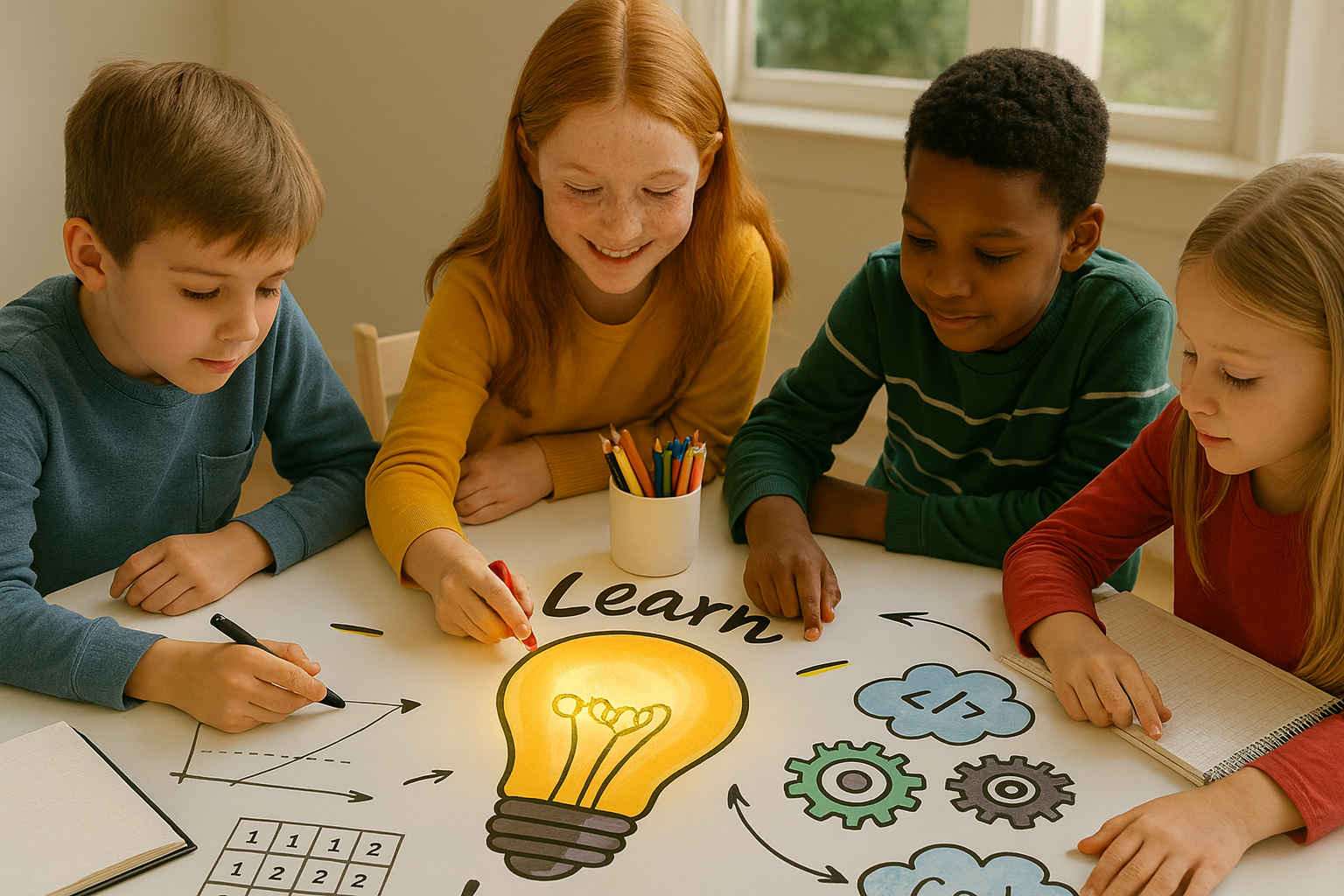 MathCodeLab | Puzzle-Based Coding Classes for Kids & Computational Thinking